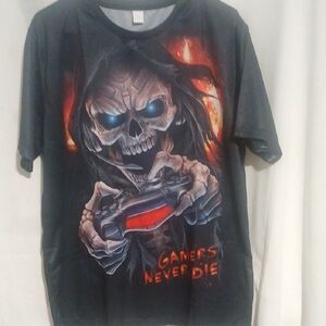 Black Gamer Graphic Mens T-Shirt